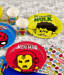 Marvel Avengers Pop Art Party Supplies | Balloons | Decorations | Packs